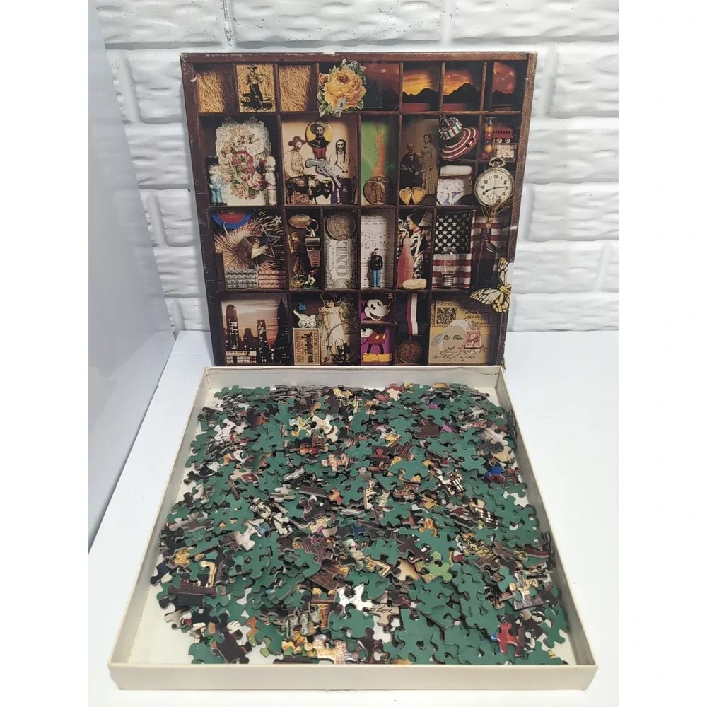 Vintage 1973 The American Spirit 500 Pc COMPLETE Puzzle, Springbok Jigsaw